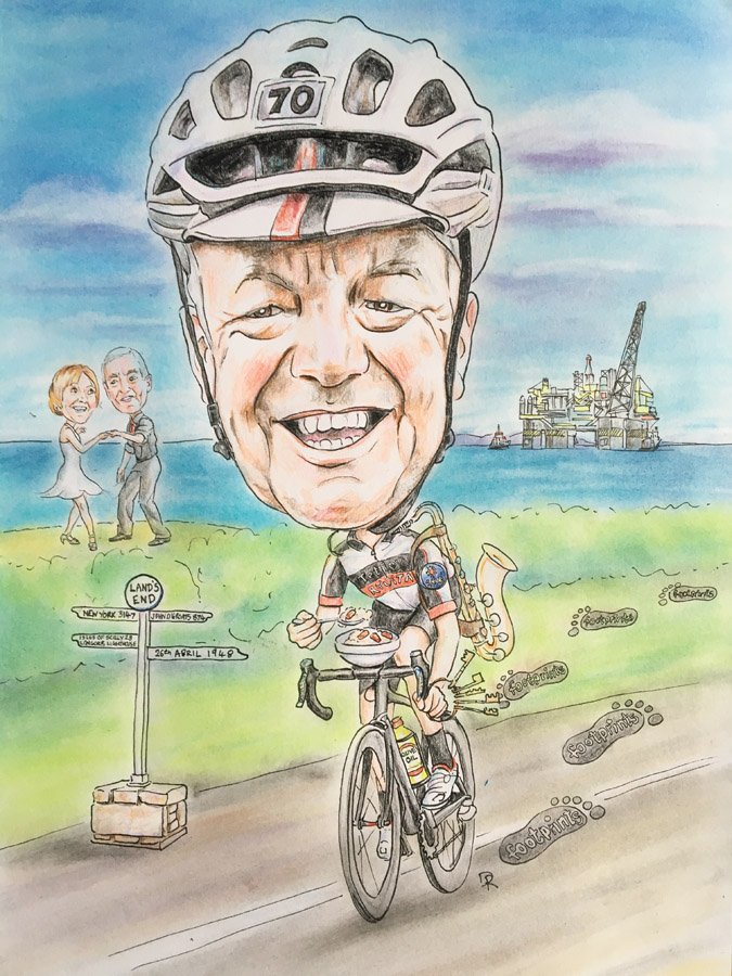 Professional Sport Caricature From Photograph