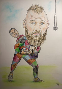 Joe Marler Caricature