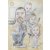Professional Family Group Of Three A3 Caricature From Photograph